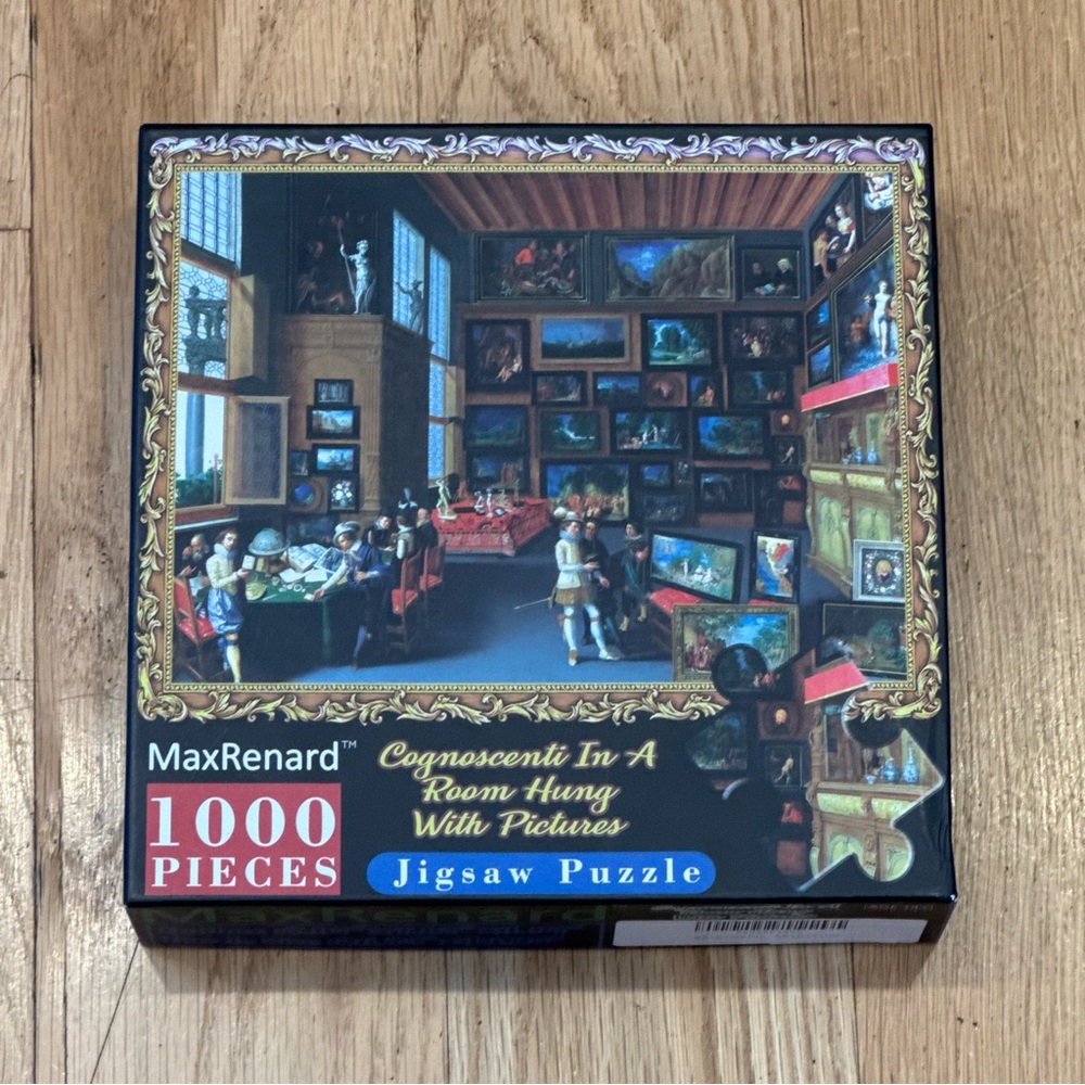 1000-Piece Jigsaw Puzzle - Cognoscenti In A Room Hung With Pictures